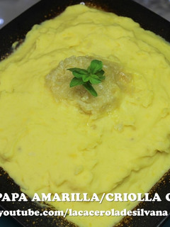 Una foto de Puré de papa amarilla/criolla gourmet - recetas navideñas