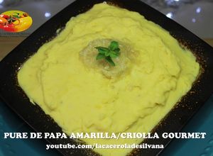 Una foto de Puré de papa amarilla/criolla gourmet - recetas navideñas
