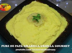 Una foto de Puré de papa amarilla/criolla gourmet - recetas navideñas