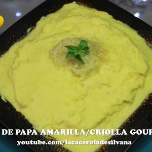 Puré de papa amarilla/criolla gourmet - recetas navideñas