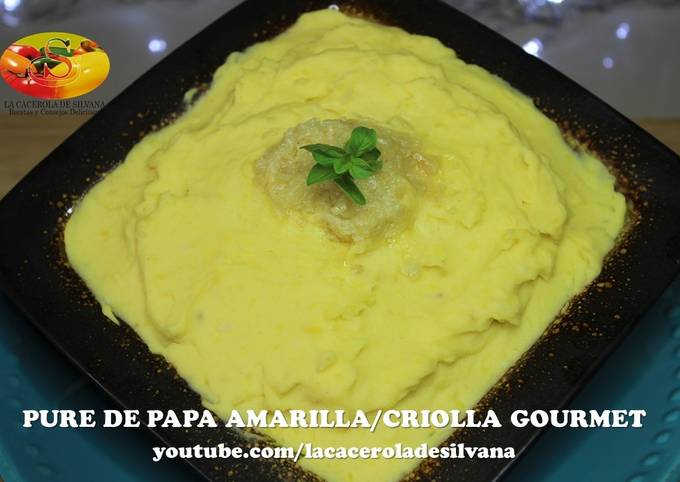 Puré de papa amarilla/criolla gourmet - recetas navideñas Receta de La  Cacerola de Silvana- Cookpad