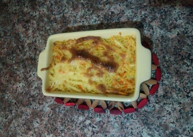 Gratin de longue des oiseaux