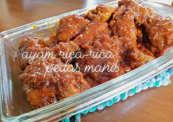 Ayam rica pedas manis