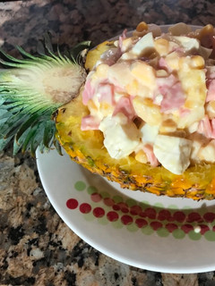 Una foto de Ensalada de piña