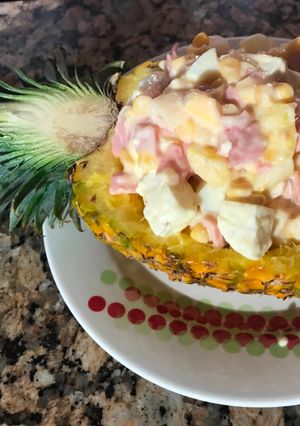 Una foto de Ensalada de piña
