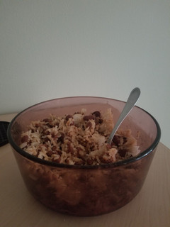 A picture of Beans and Rice.