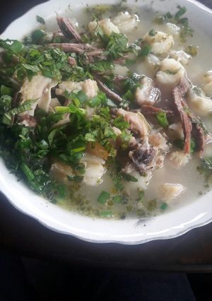Una foto de Mondongo o sopa de mote