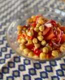 Ensalada de garbanzos rápida y fácil