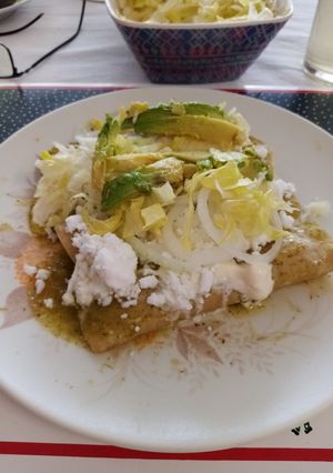 Una foto de Enchiladas verdes