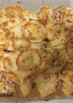 Фото Мясо по-французски с филе курицей.