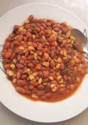 A picture of Spicy githeri.#4weekschallenge.