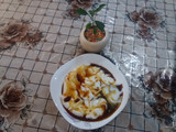 فرنی با شیره انگور