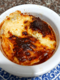 Una foto de Huevo gratinado en air fryer