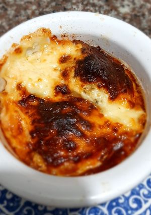 Una foto de Huevo gratinado en air fryer