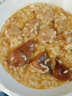 Una foto de Arroz meloso con ternera