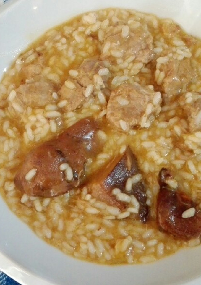Una foto de Arroz meloso con ternera