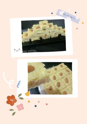 A picture of Coconut burfi.