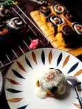 115. Cinnamon Roll Bread (dengan fla cream)