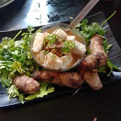Colocasia Chaat (Easy and Quick Recipe) A picture of Colocasia Chaat (Easy and Quick Recipe).