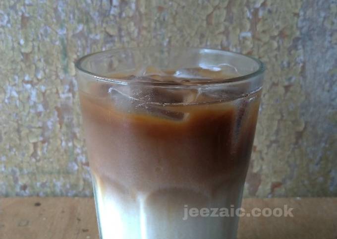 Resep Iced Cafe Latte w/ Brown Sugar | Es Kopi Susu Gula Merah oleh