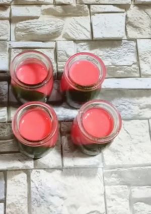 Hình của món Thạch pudding.