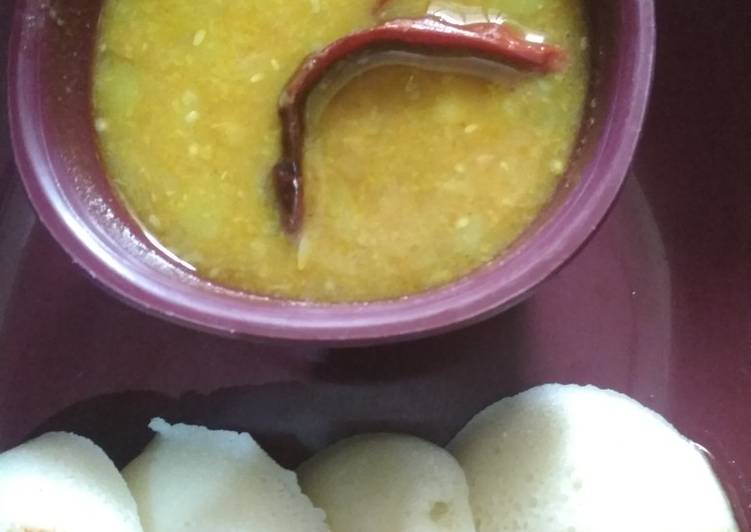 Recipe of Tasty Sambar idli