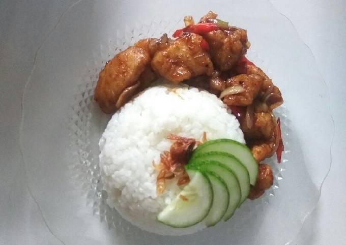 Ayam blackpepper simple