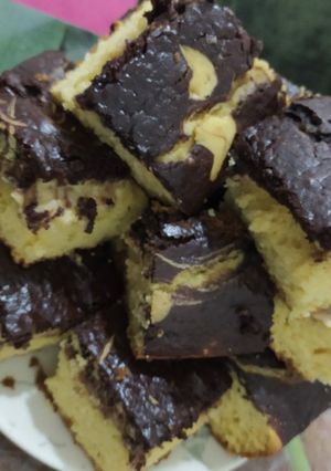 صورة لوصفة ماربل كيك بالكاكاو 😋🎂🍫