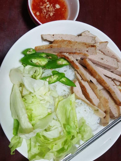 Hình của món Bún trộn.