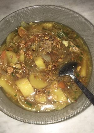 Foto resep Semur daging dan kentang