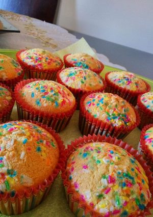 Φωτογραφία της συνταγής Cupcakes βανίλια με τρούφα