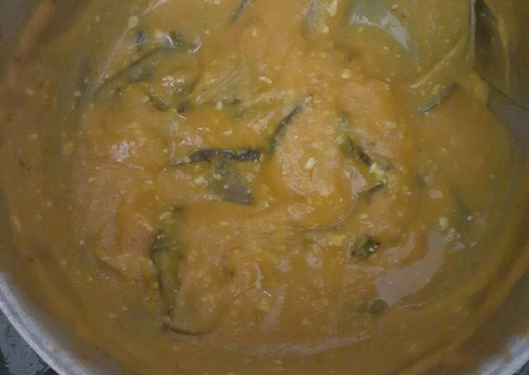 Pumpkin soup with mushroom (bubur labu aja lah biar gampang😆)