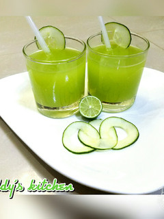 A picture of Cucumber lemonade ❤🍹.