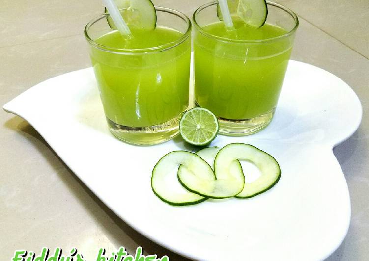 Easiest Way to Prepare Homemade Cucumber lemonade ❤🍹