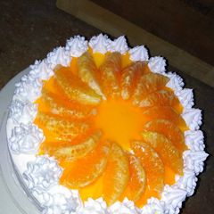 Fresh orange cake A picture of Fresh orange cake.