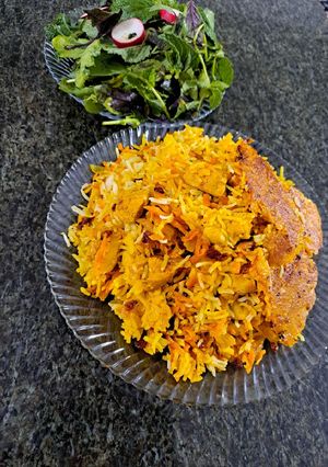 عکسی از دستور هویج پلو