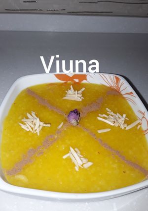 عکسی از دستور شله زرد 🤤☺