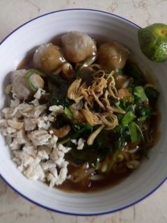 Foto resep Lomie (mie kangkung)