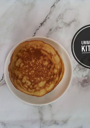 Coconut pancakes ainihin hoton girkin