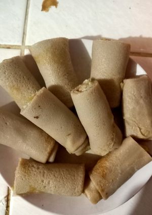 Foto resep Dadar gulung pisang Fla durian
