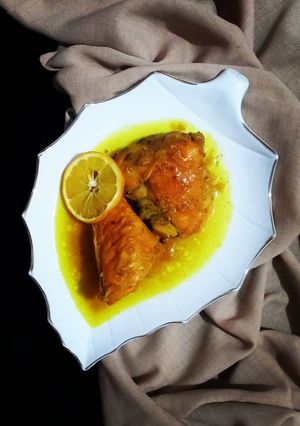 عکسی از دستور مرغ پرتغالی
