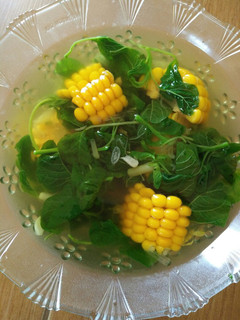 Foto resep Sayur bening bayam jagung manis
