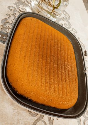 عکسی از دستور کیک تابه ای فوری