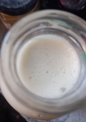 Una foto de Muzzarella vegana líquida