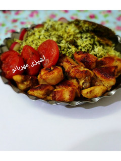 عکسی از دستور جوجه کباب تابه ای