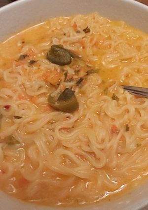 A picture of My style noodle bowl.