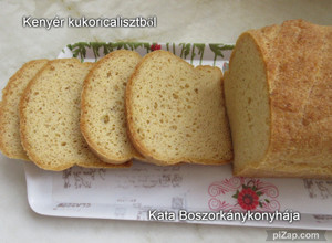 Kenyér kukoricalisztből (Gluténmentes) recept fotója