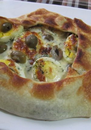 Una foto de Tarta de espinaca y queso