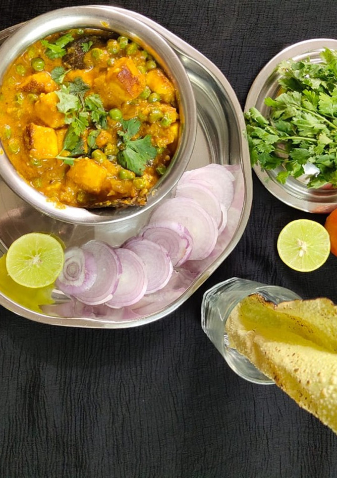 ઝટપટ મટર પનીર રેસીપી મુખ્ય ફોટો