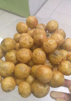Foto resep Bola"ubi isi kecok(keju coklat)